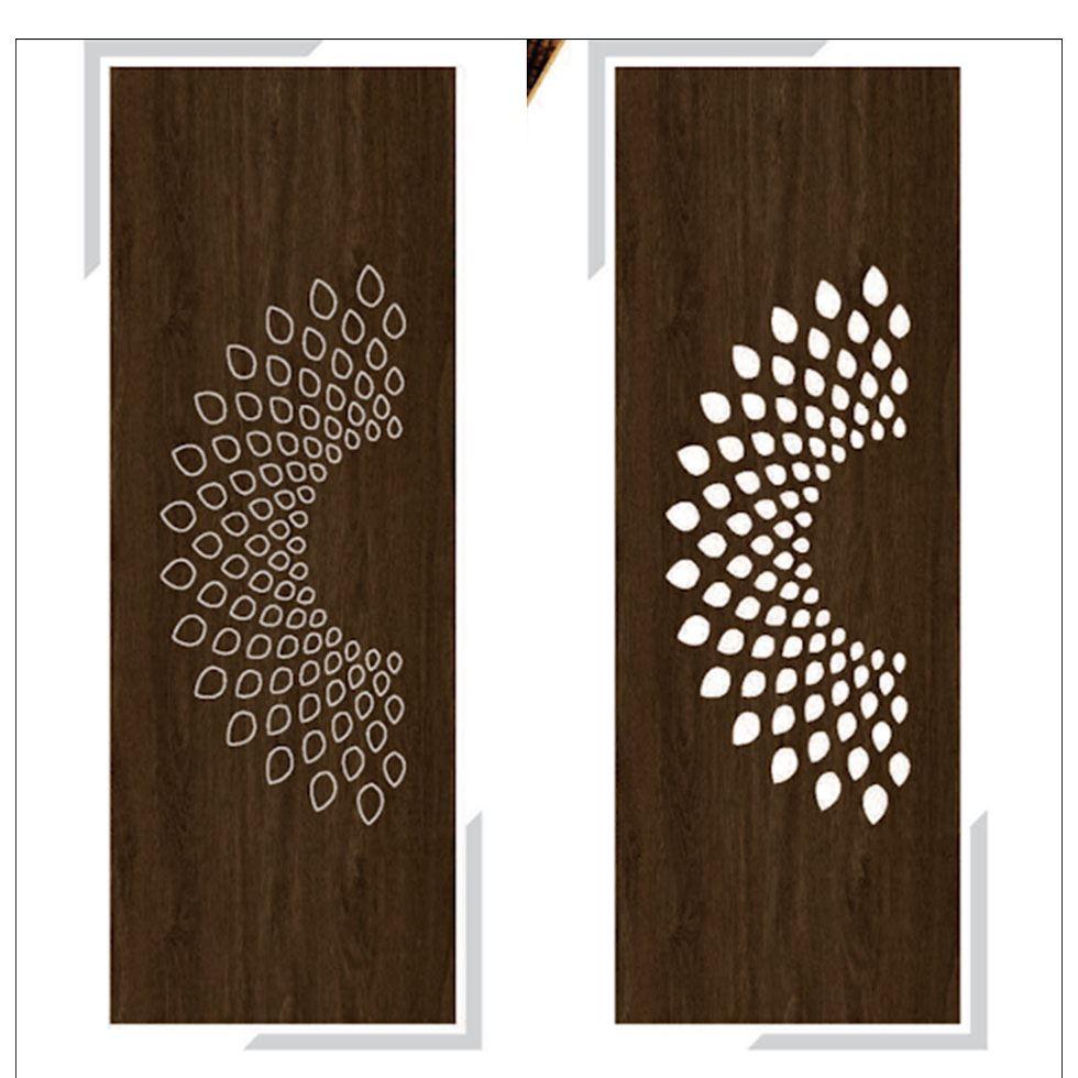 Grooving Laminate Door Skin Image