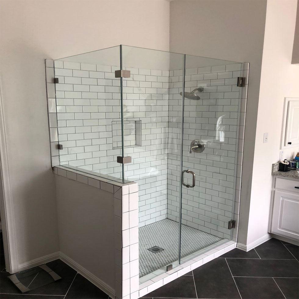 Half Glass Shower Image