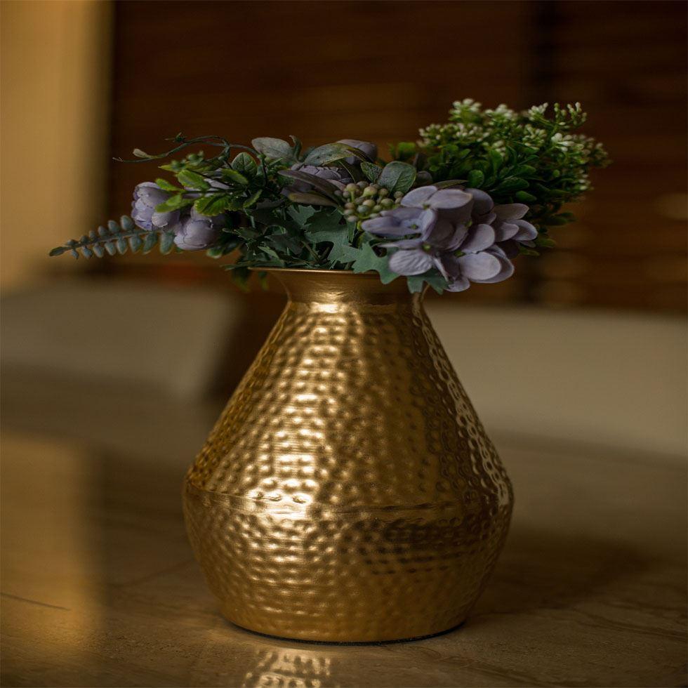 Hammered Flower Vase Image