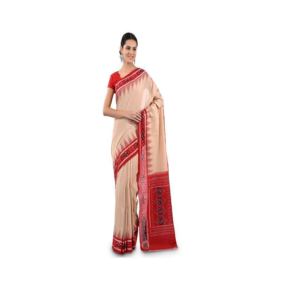 Handloom Khadi Ikkat Saree Image