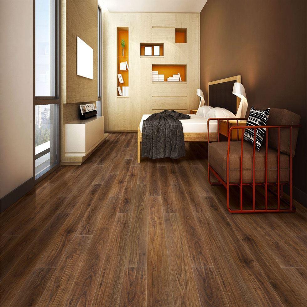 HDF Brown Flooring Image