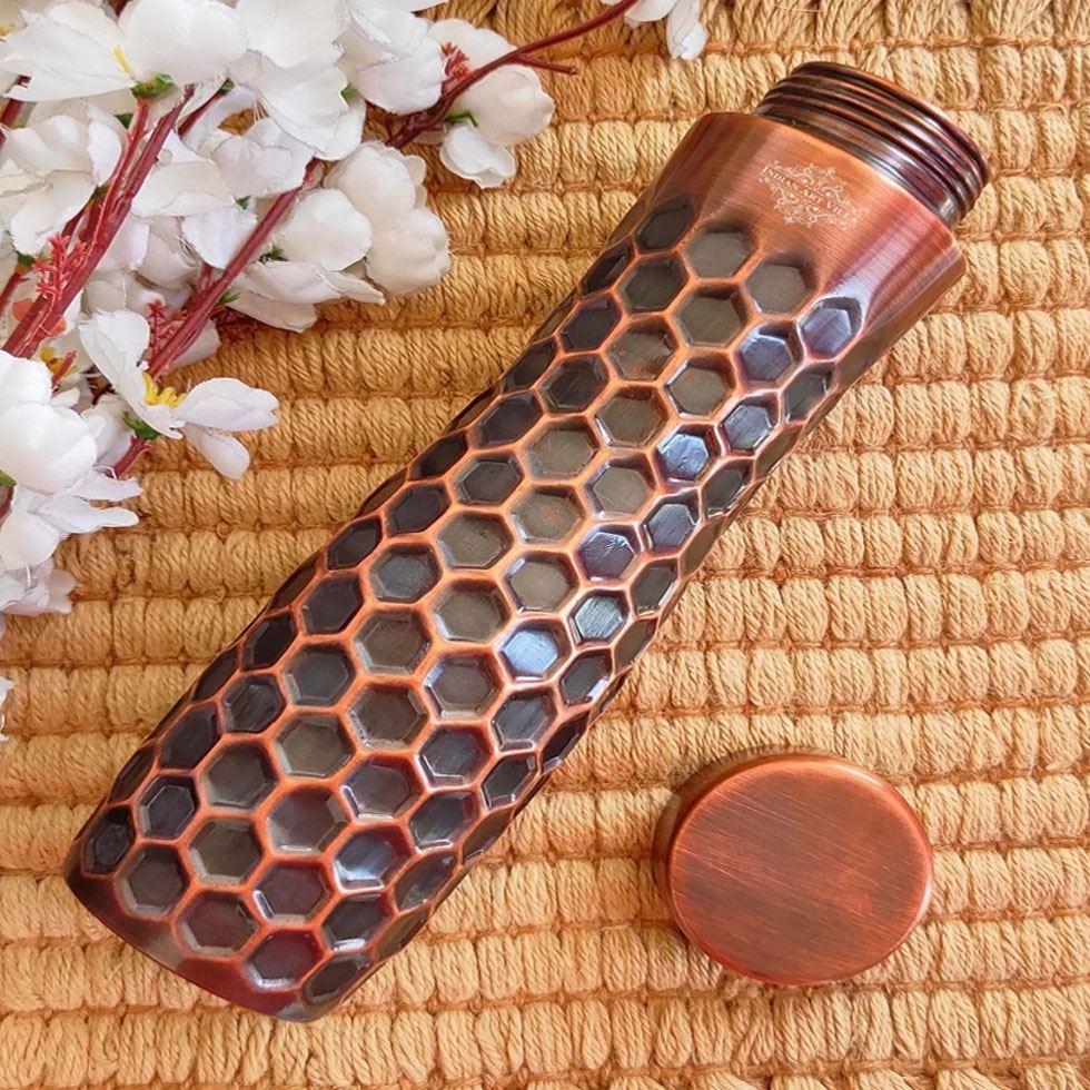 Honeycomb copper Bottle Image