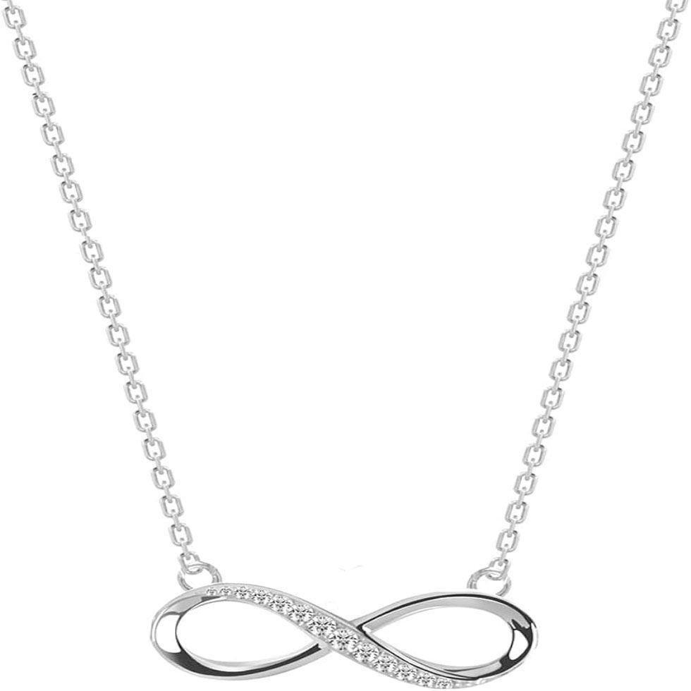 Infinity Silver Necklace Image