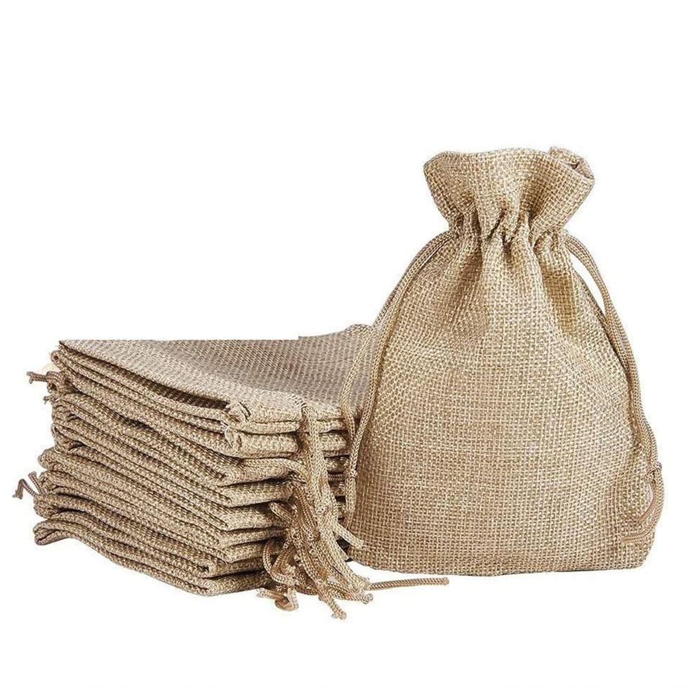 Jute Drawstring Bag Image