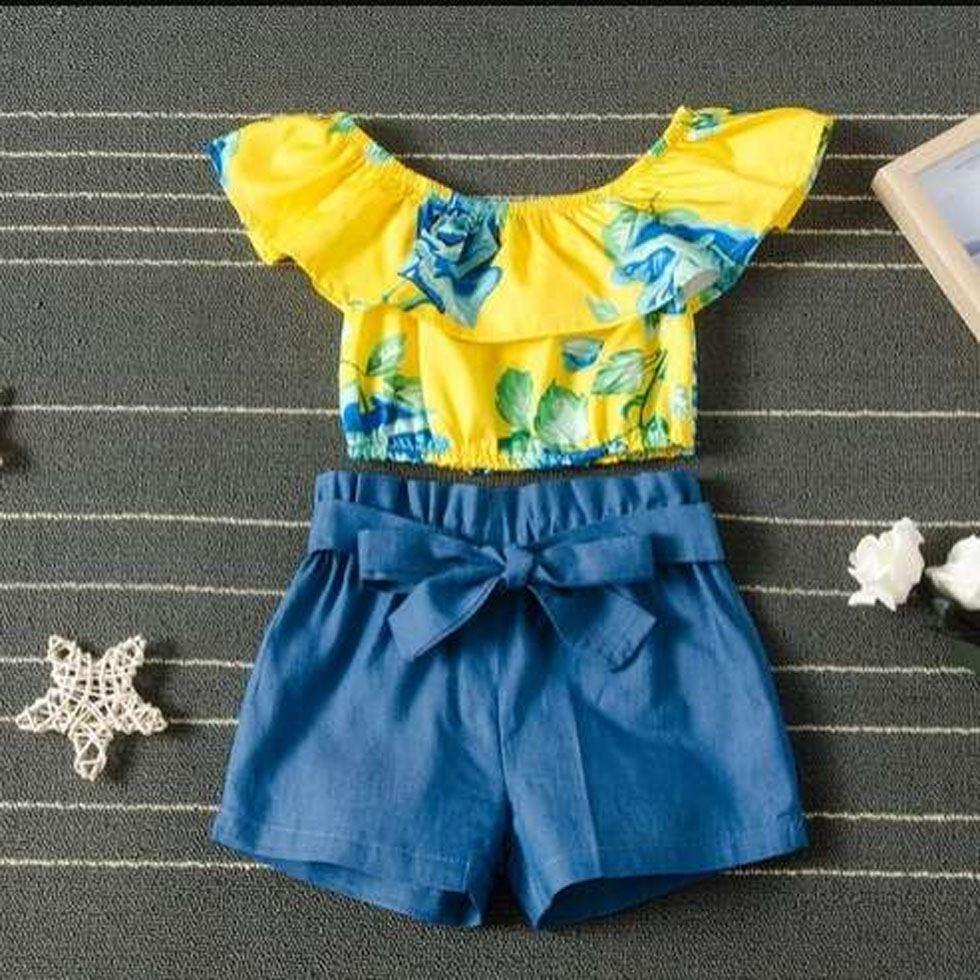 Kids Cotton Skirt Top Image