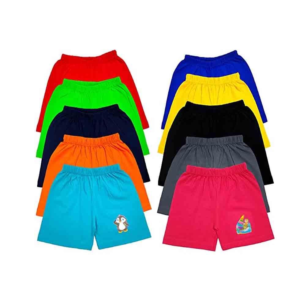 Buy Online Unisex Multicolor Kids Shorts Manufacturer Image