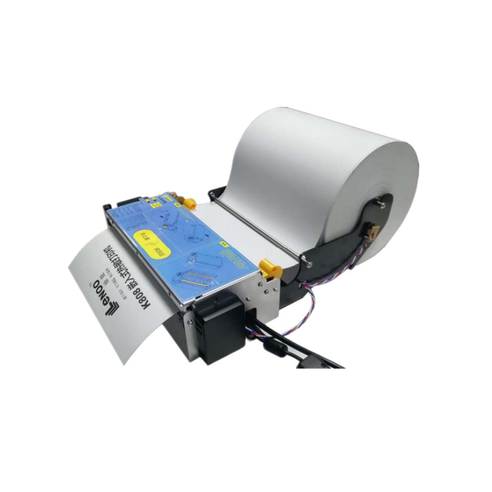 White Plain Kiosk Thermal Paper Roll Bills Printing Image