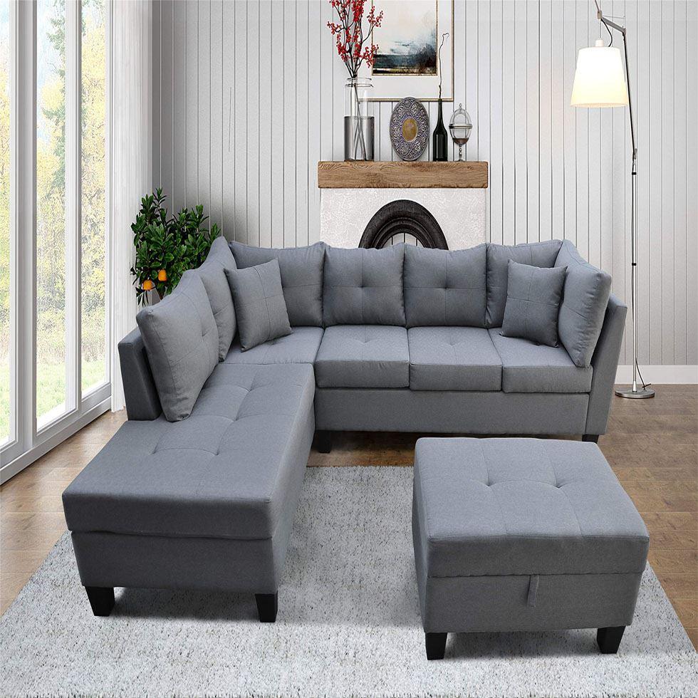 L Shaped Sectionl Sofa Set Image