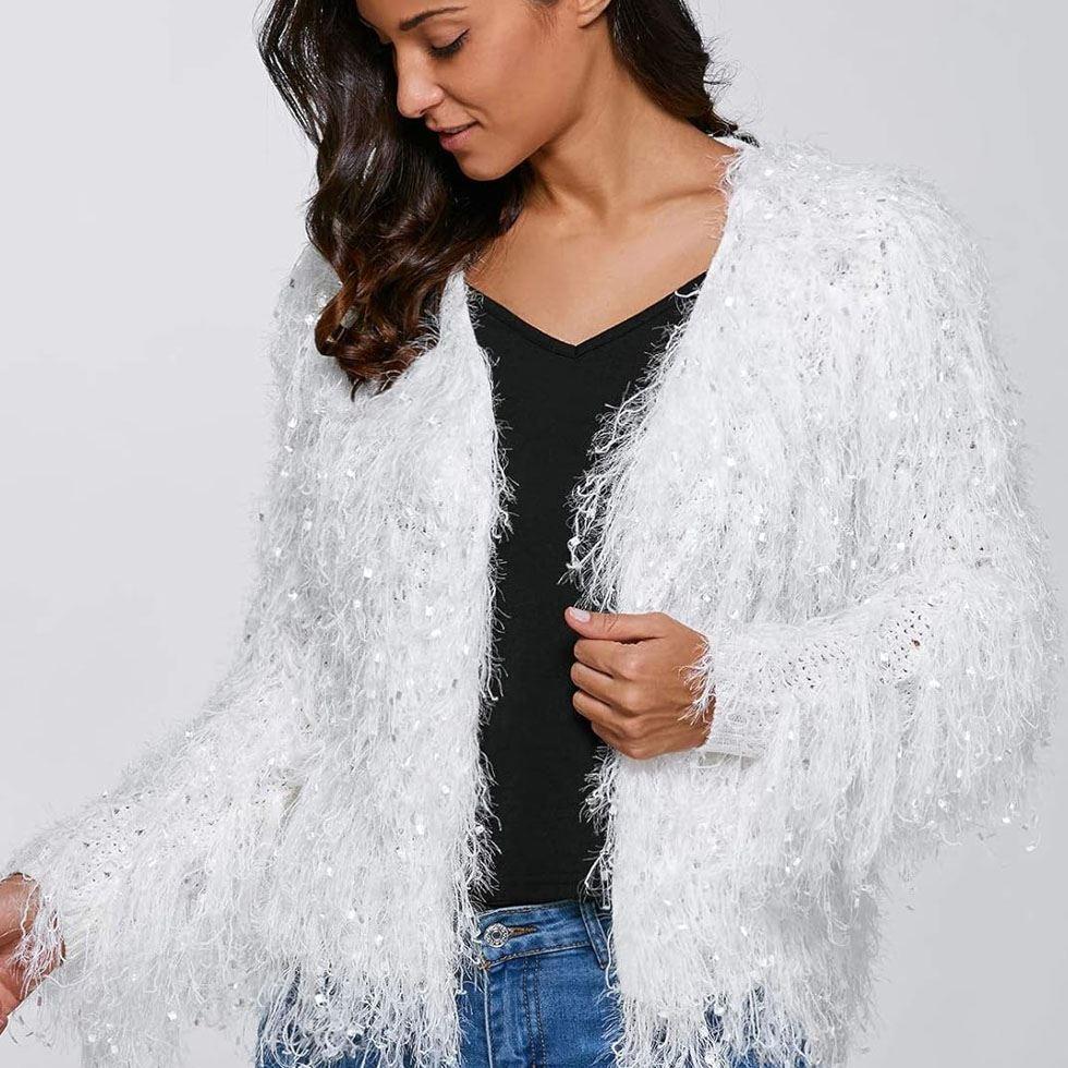 Ladies Feather Cardigan Image