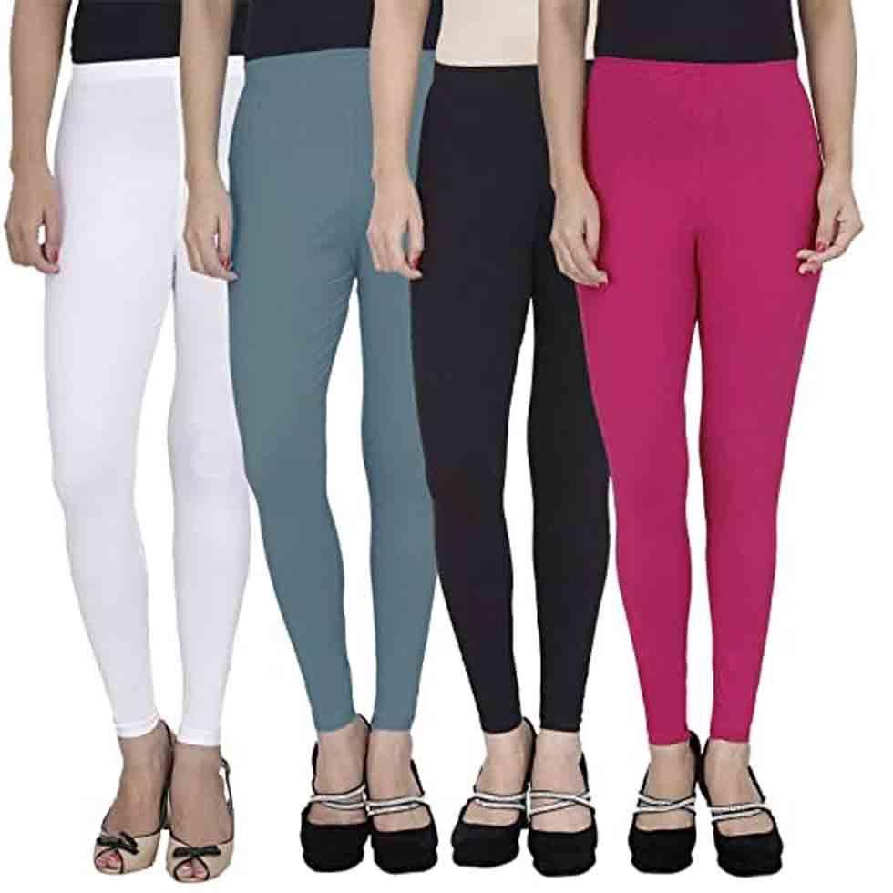 Ladies Multicolor Leggings Ankle Length Combo Manufacturers Image