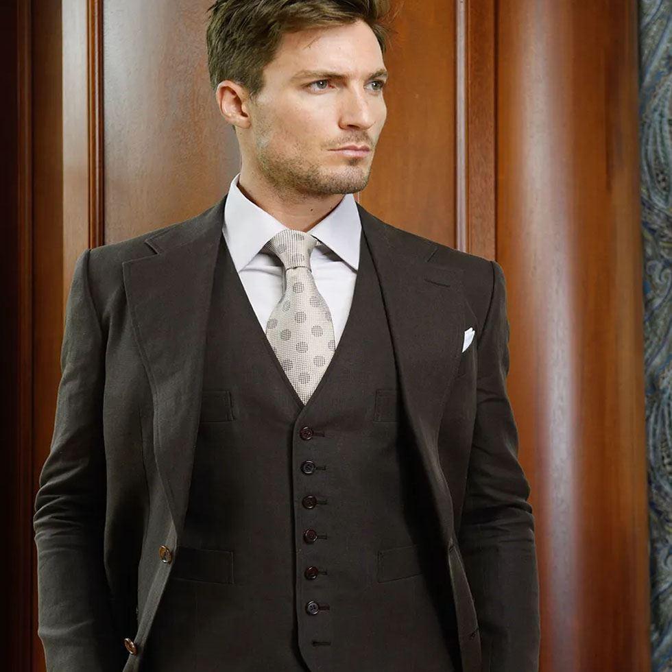 Linen Formal Suit Image