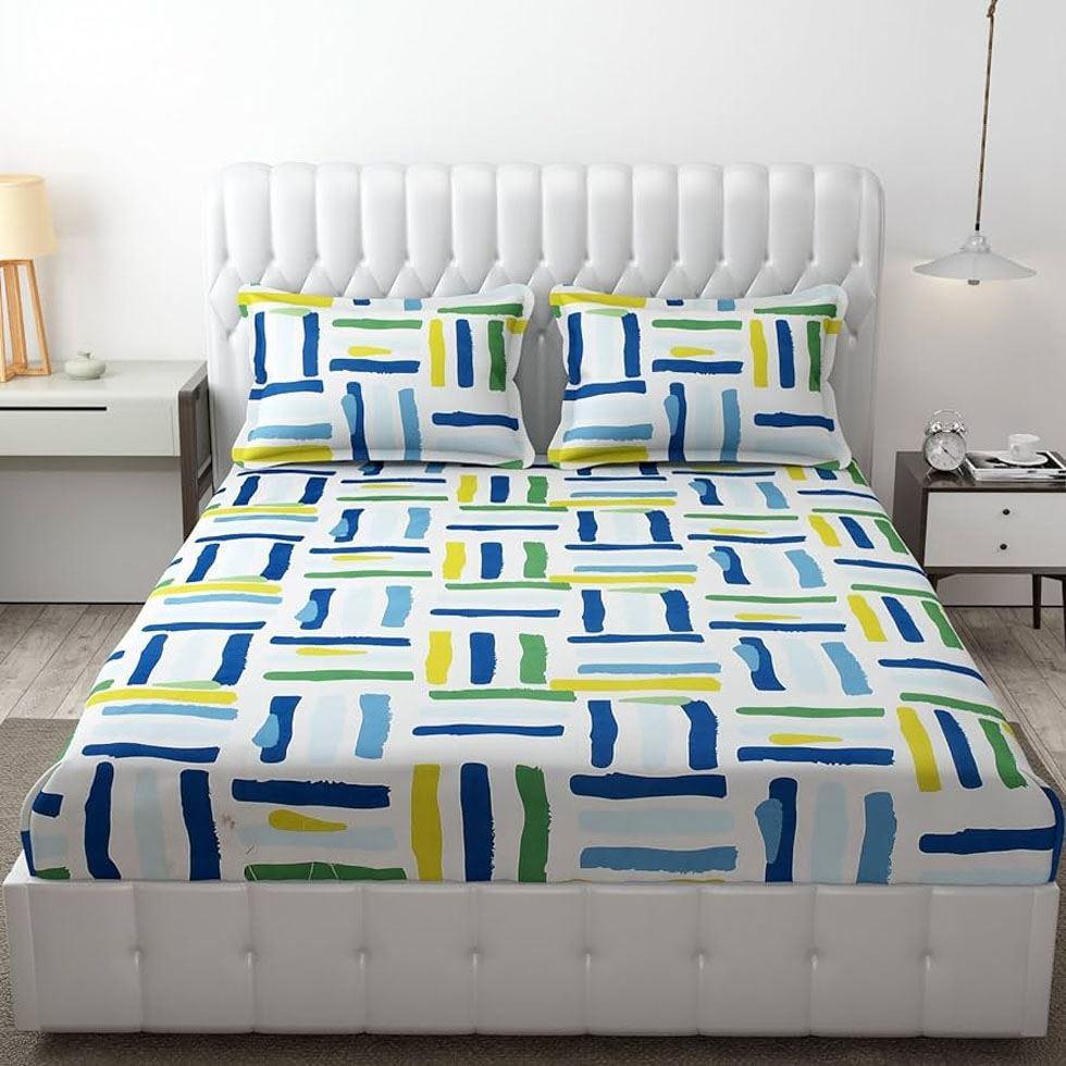 Lining Printed bed cover Image