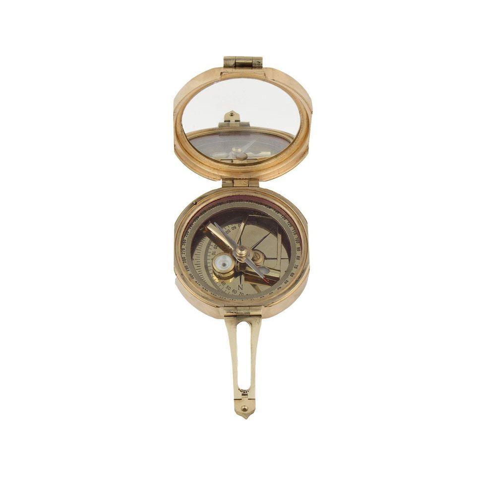 Marine Brass Brunton Compass Image