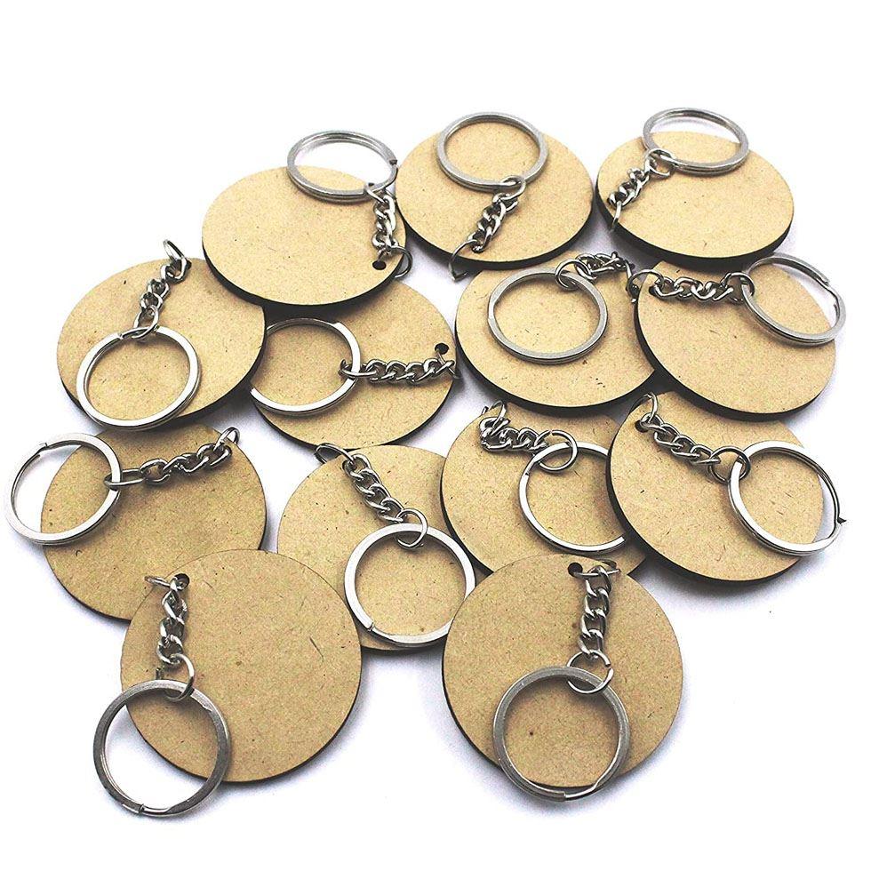 Mdf Round Keychain Image