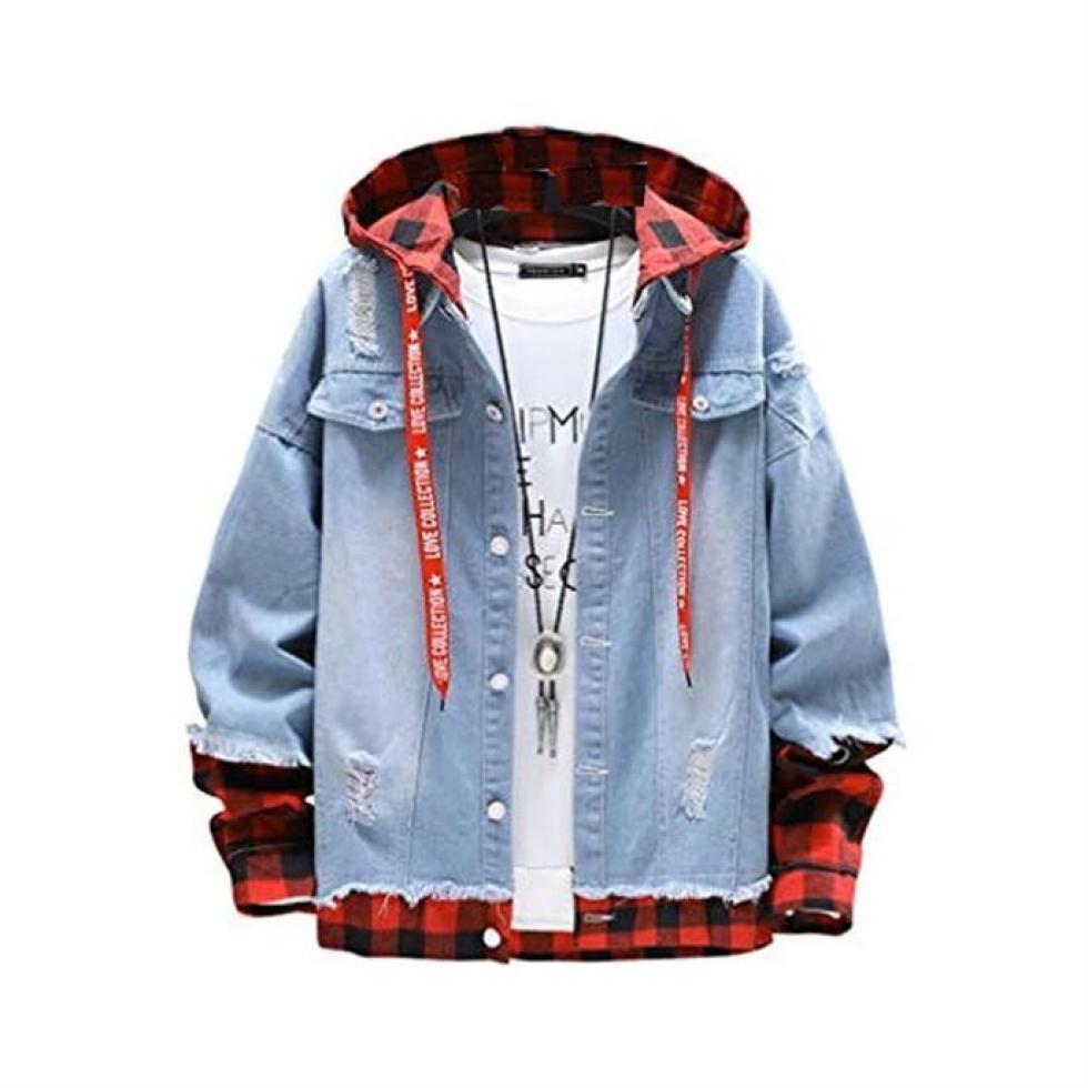 Mens Denim Hoodies Image