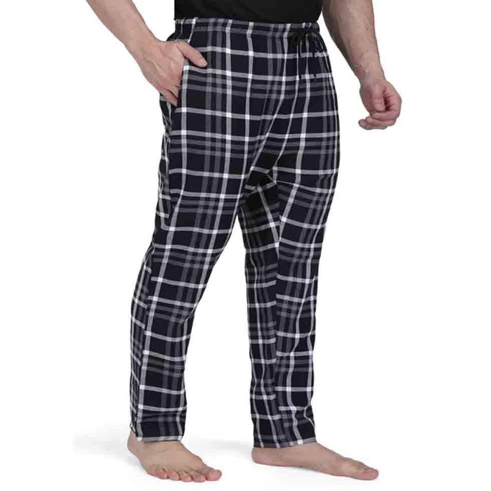 Premium Quality Elasticated Waist Mens Pyjamas Large Sizes Image