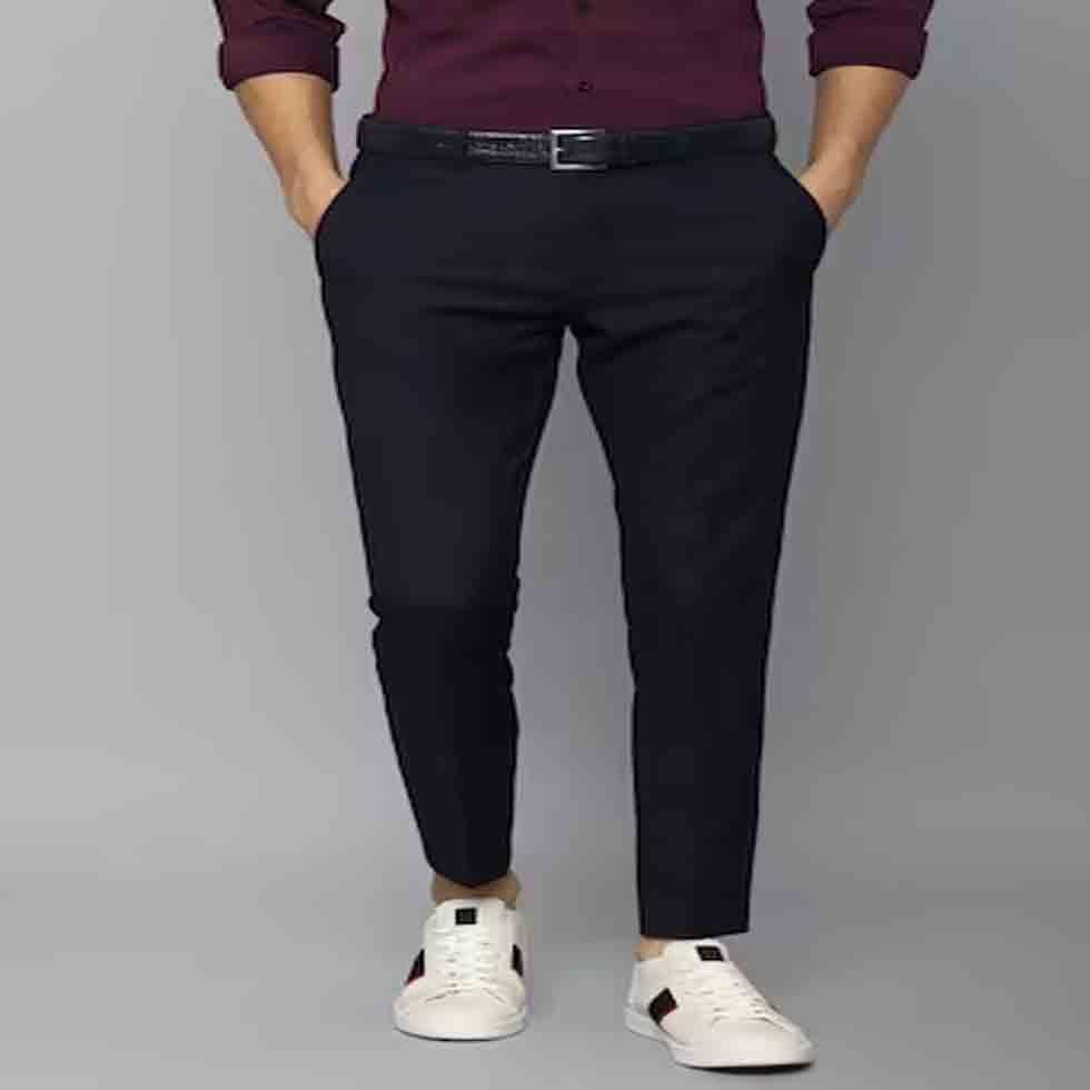 Fashionable High End Mens Slim Fit Trousers Manufacturer Image