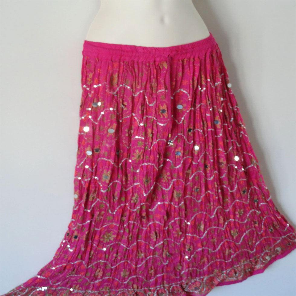 Mirror Work Cotton Skirt Image