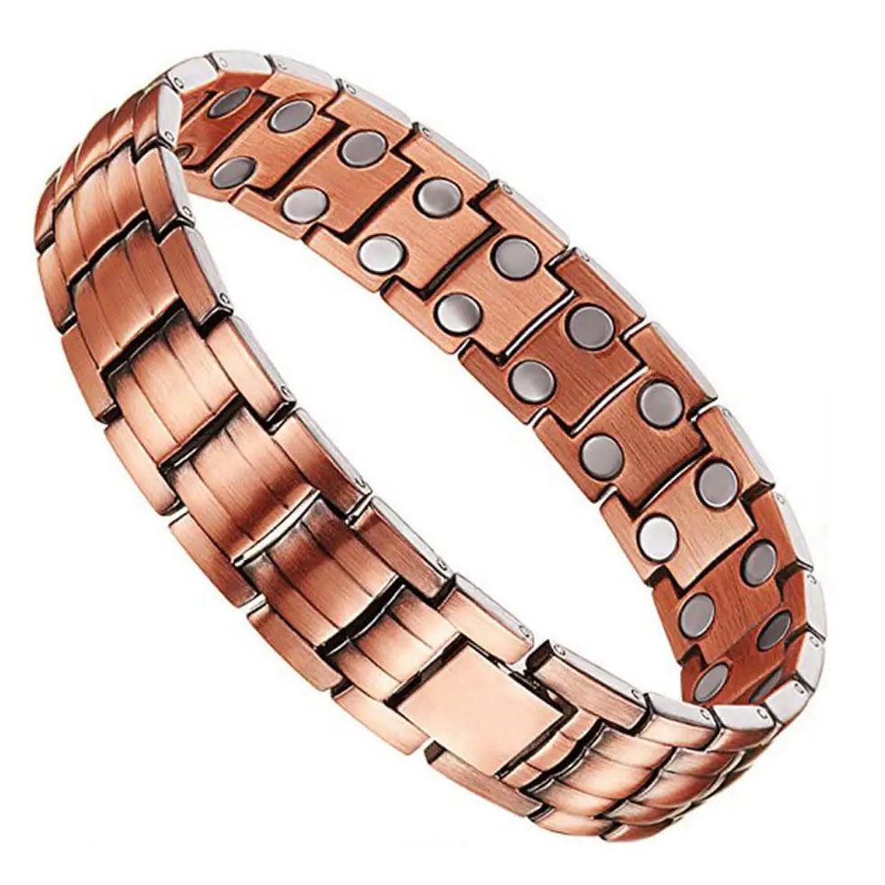 Modern Copper Magnetic Bracelet Image