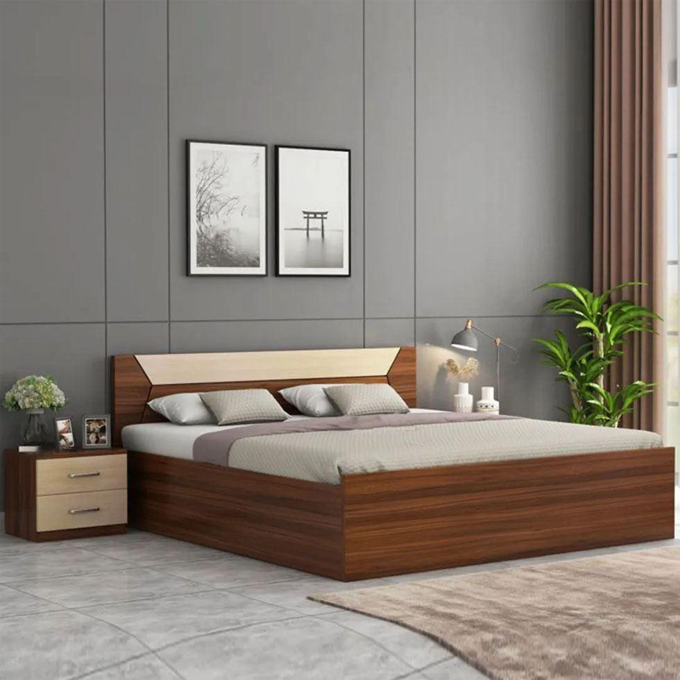 Modular Wooden Bed Image