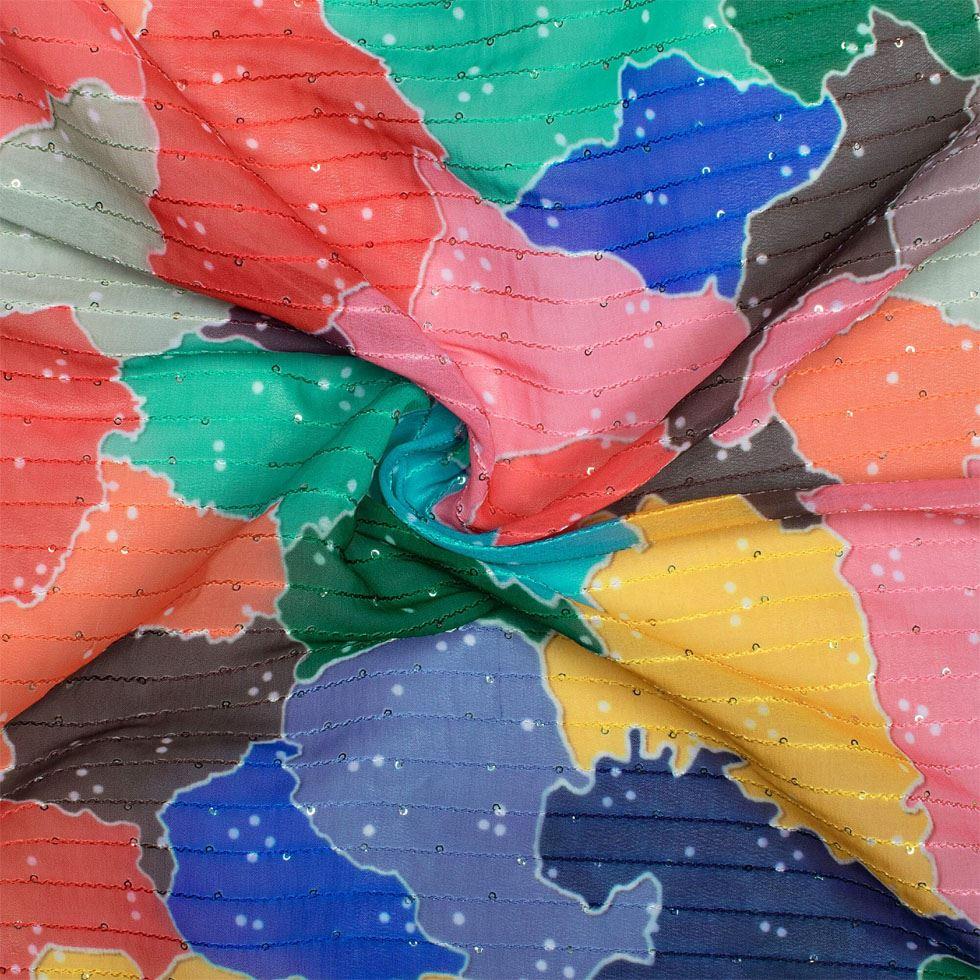 Multicolor Print Fabric Image
