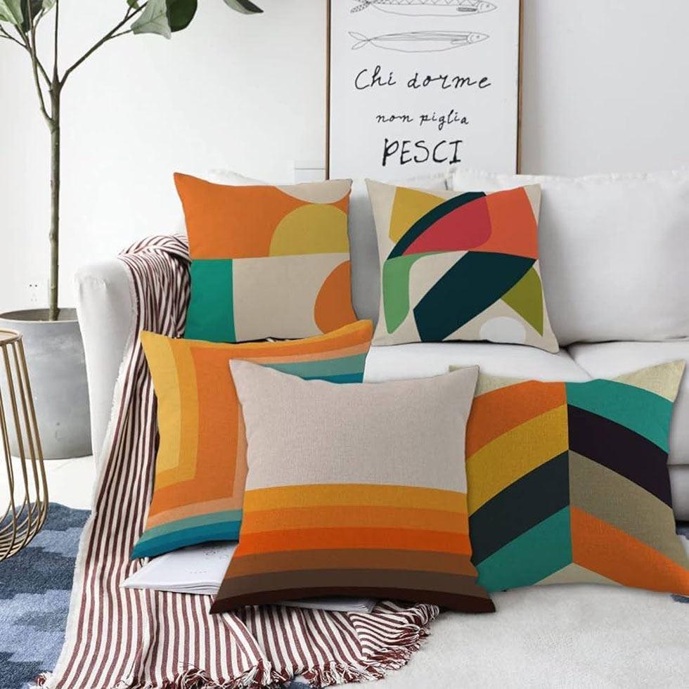 Multicolor Square Cushion Image