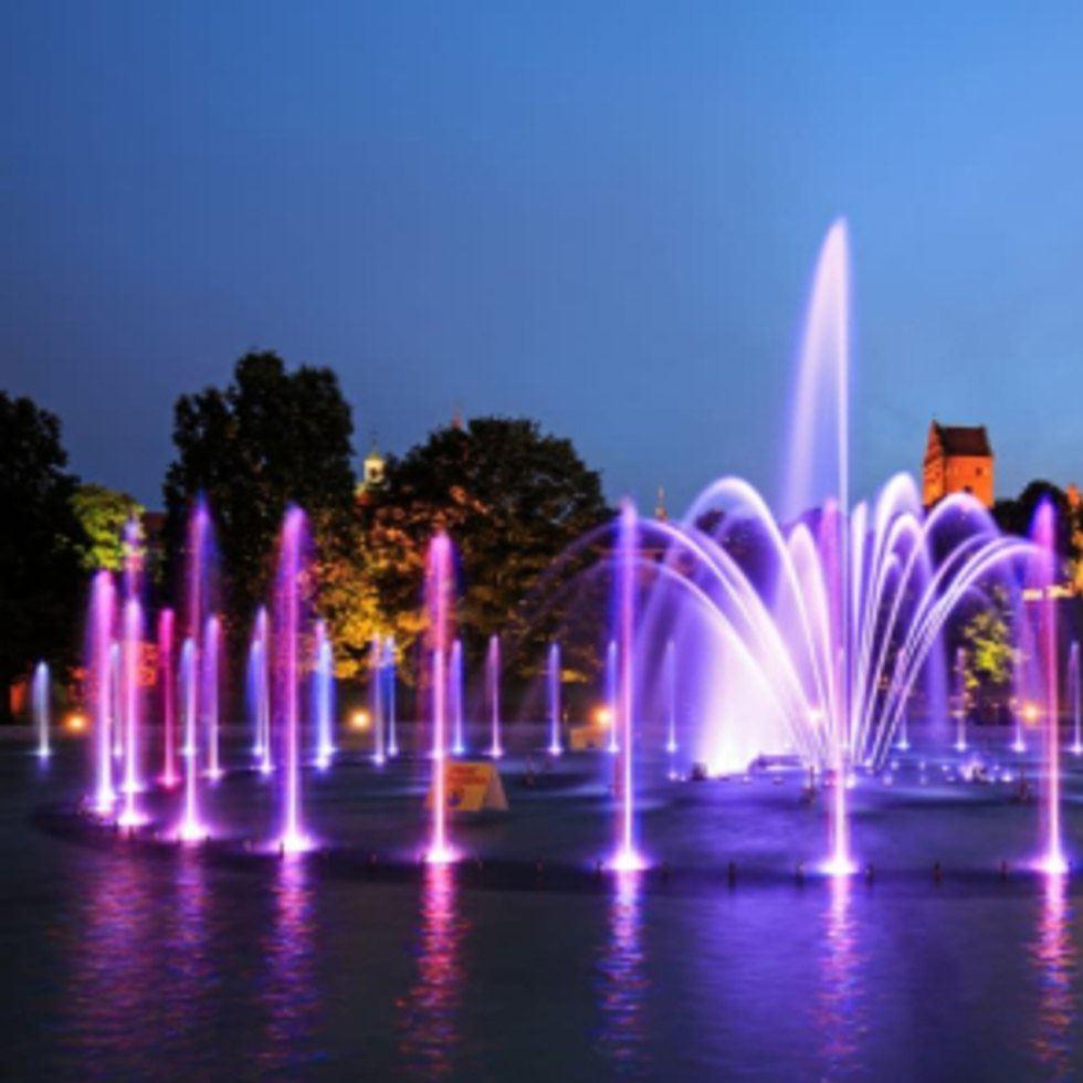 Multicolor Water Fountain Image