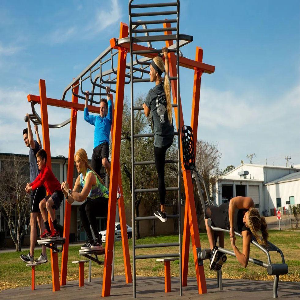 Outdoor Fitness Gym Equipment Image