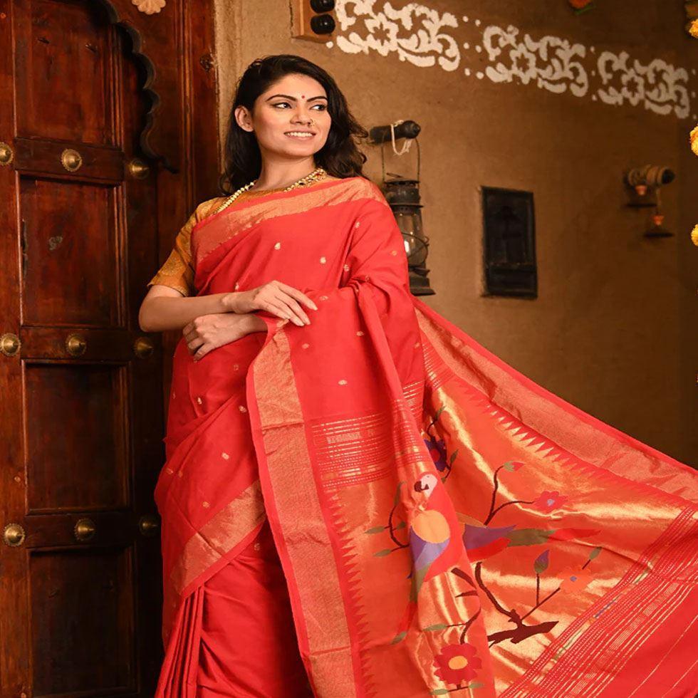 Paithani Cotton Sarees Image