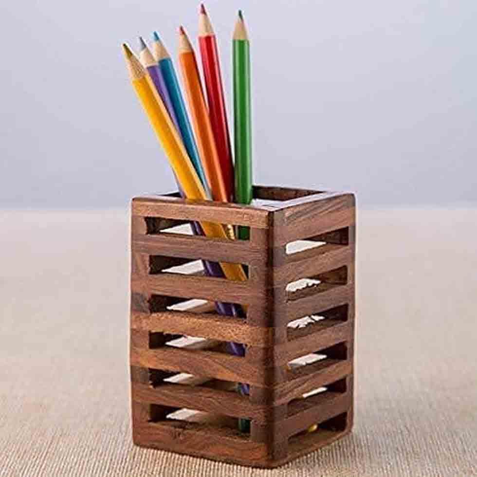 Standard Quality Wooden Pen Holder Manufacturer, Exporter Image