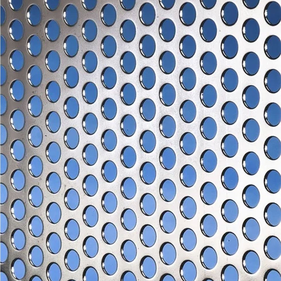 High-Quality Round Stainless Steel Flat Perforated Metal Sheet Image
