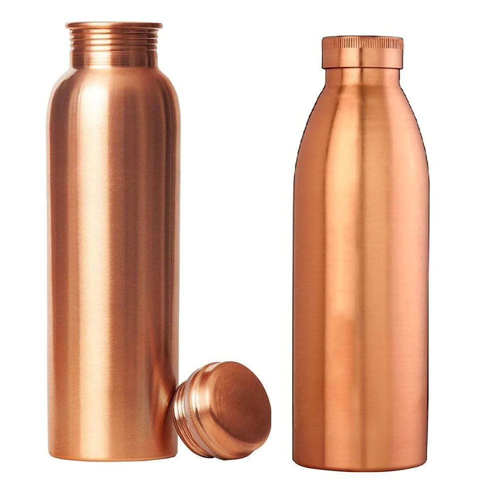 Plain Copper waterBottle Image