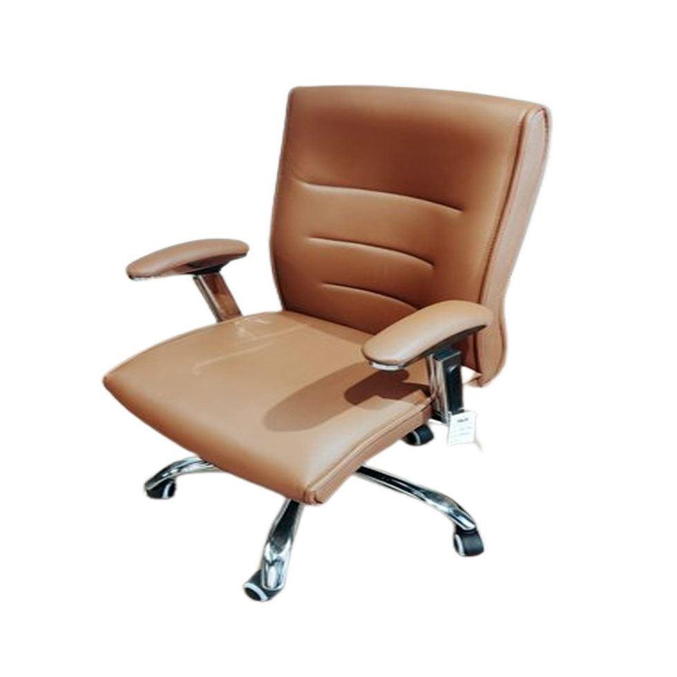 Plain Leather Office Chair Image