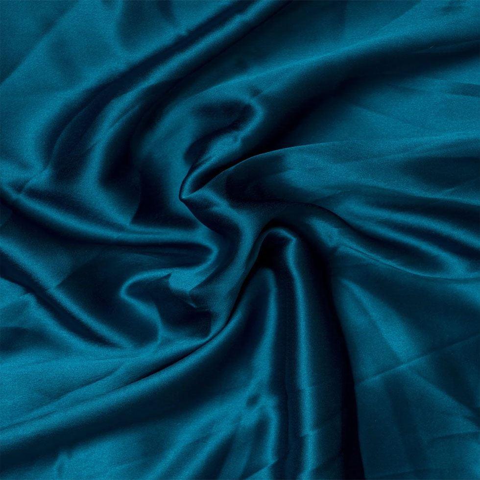 Plain Satin Embroidered Fabric Image