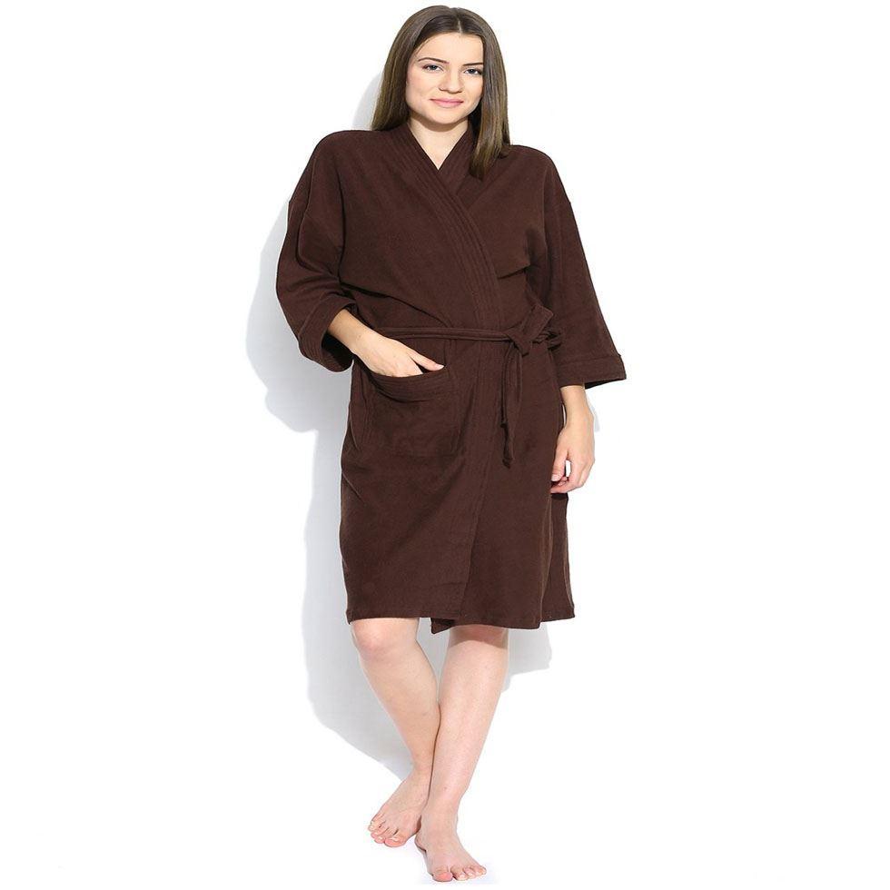 Plain Terry Bathrobe Image