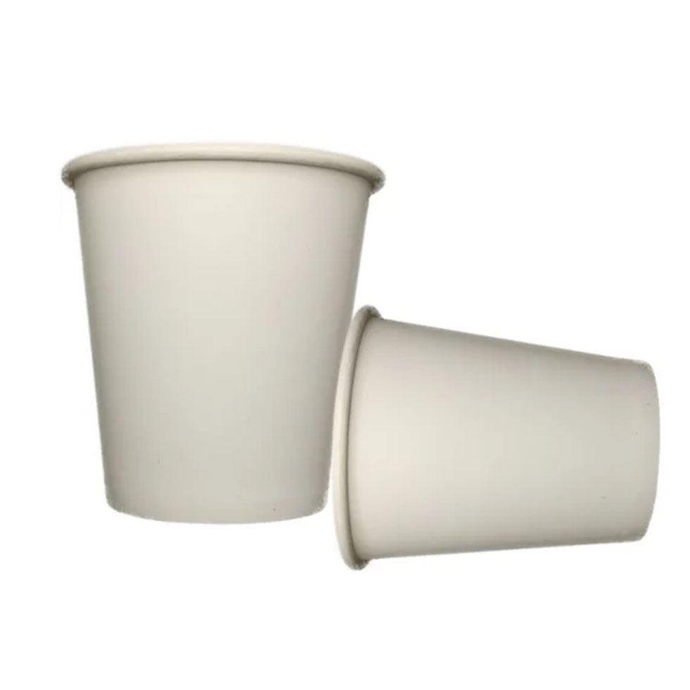 Plain White Paper Cup Image