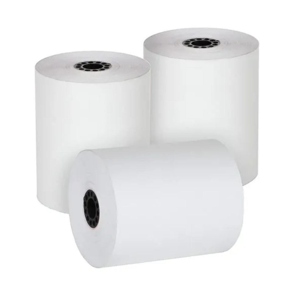 Plain White Thermal Paper Rolls Image