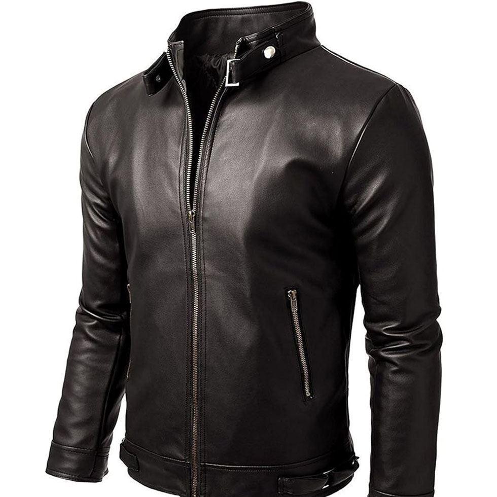 Plain Winter Leather Jackets Image