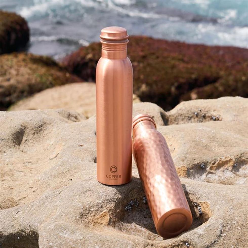 Polished Copper Bottle Image