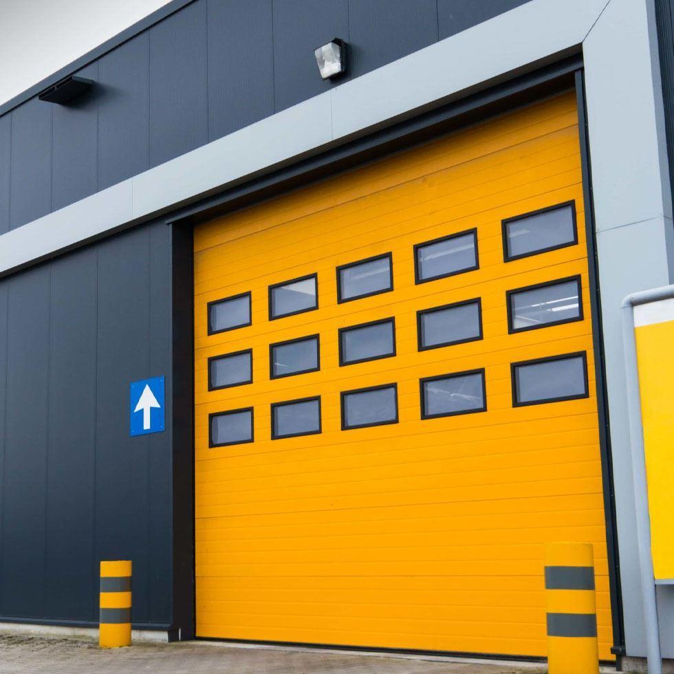 Polished Industrial Door Image