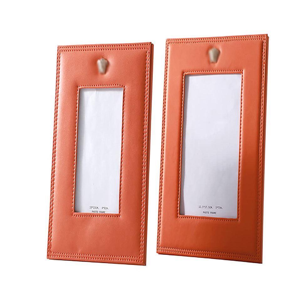 Polished Leather Photo Frame Image