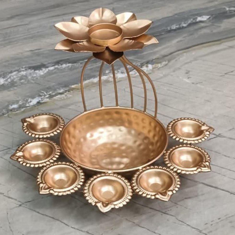 Polished Pooja Diya Image