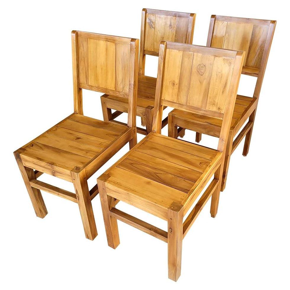 Polished Wooden Chairs Image