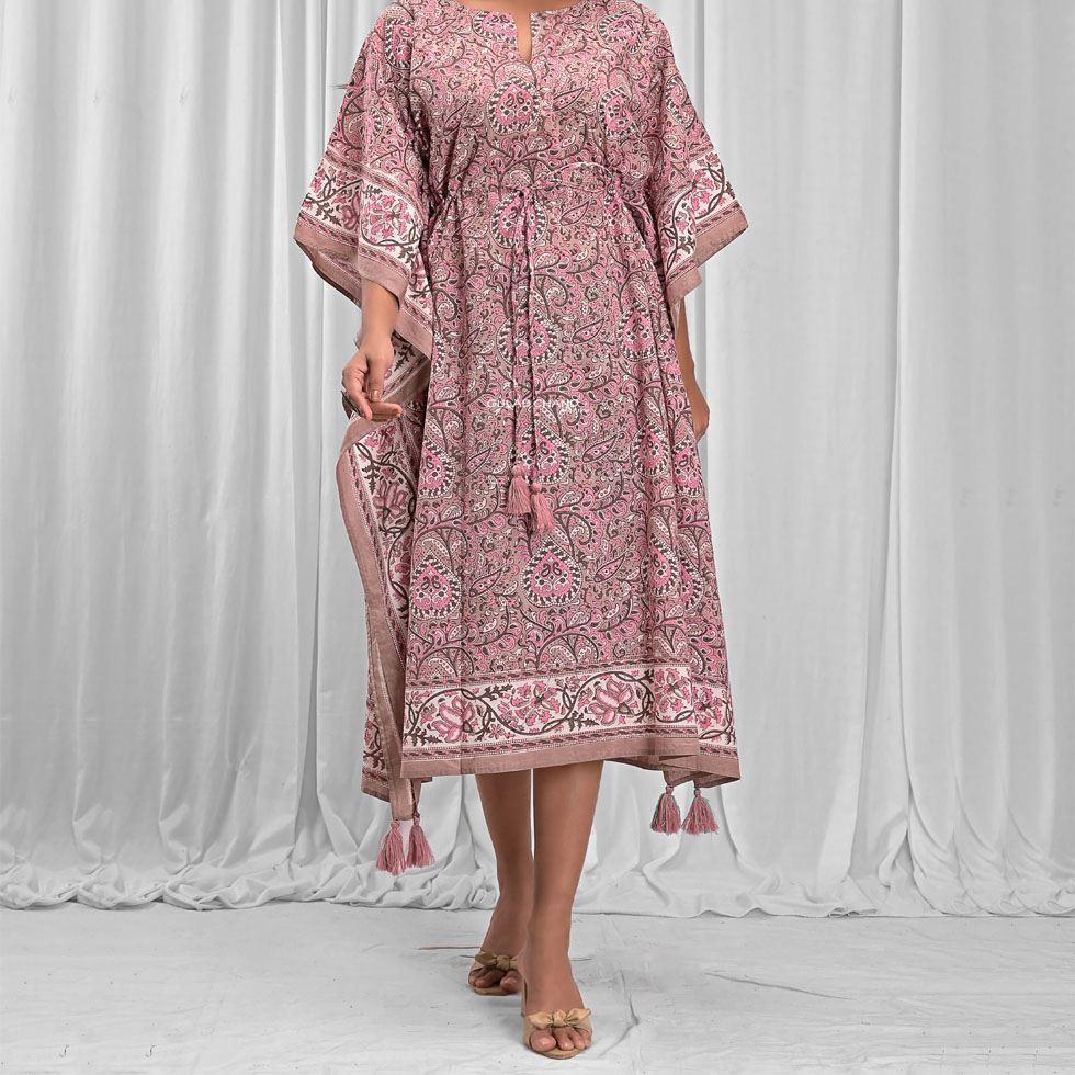 Print Cotton Kaftan Image