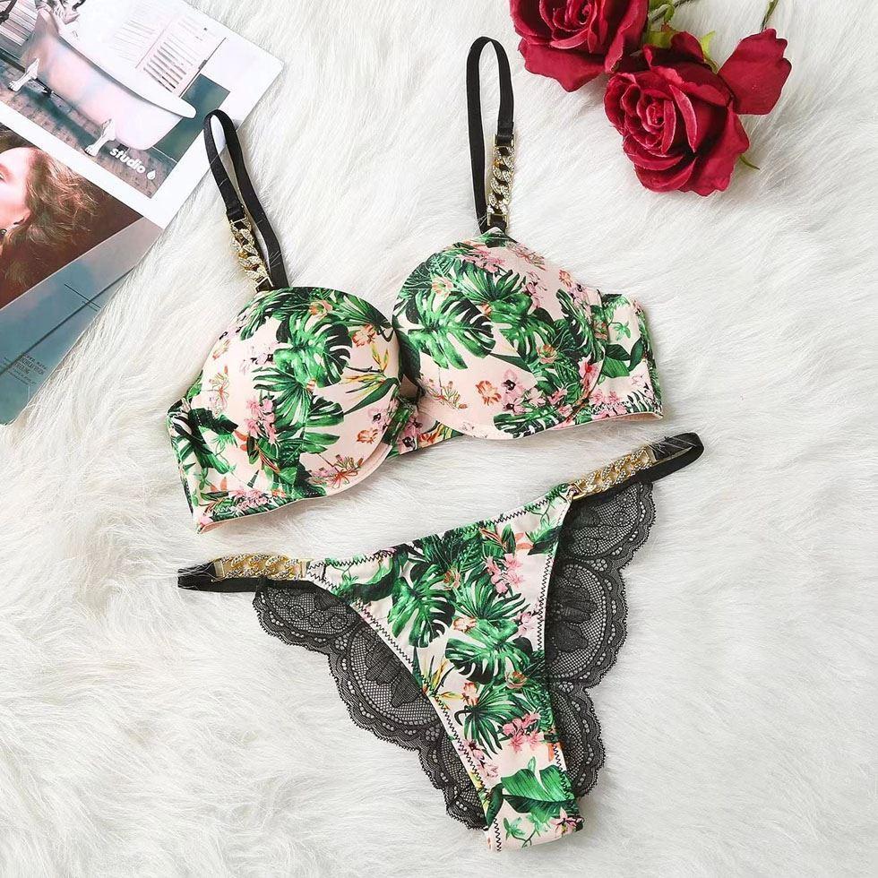 Printed Lingerie Set Image