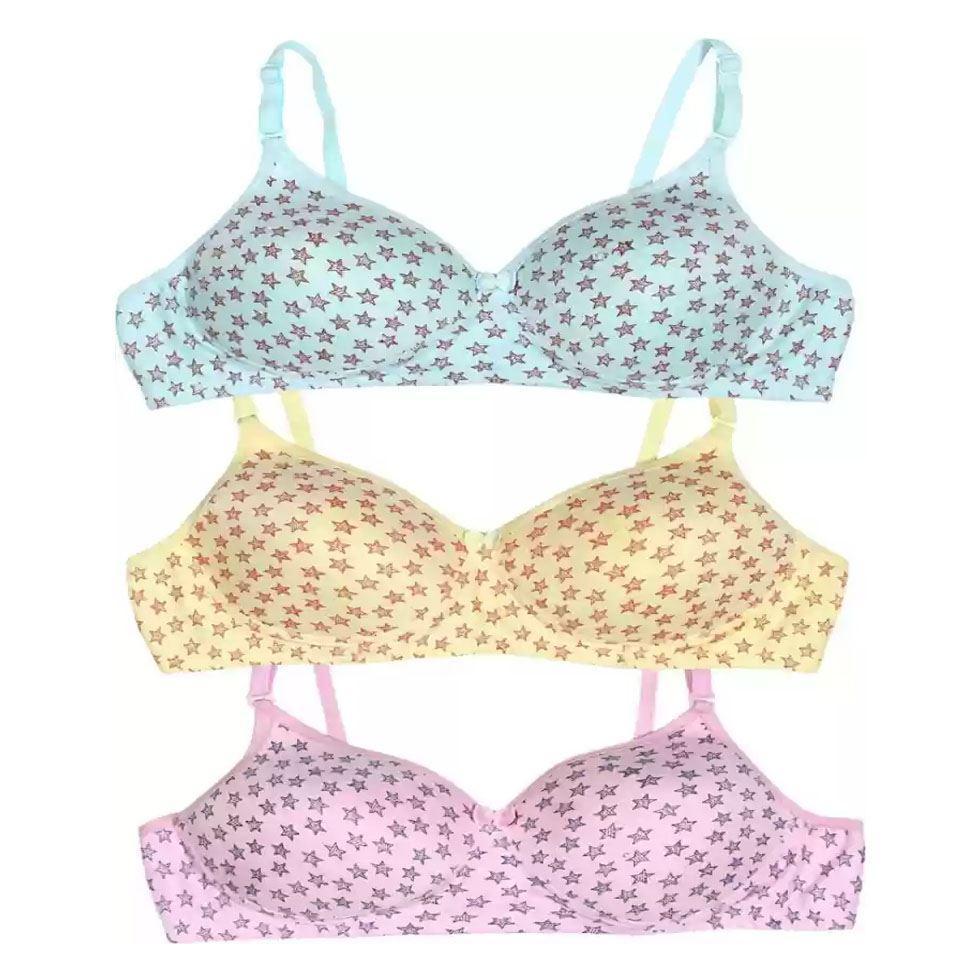 Printed Padded Bra Image