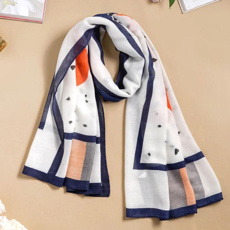 Printed Silk Scarves Image