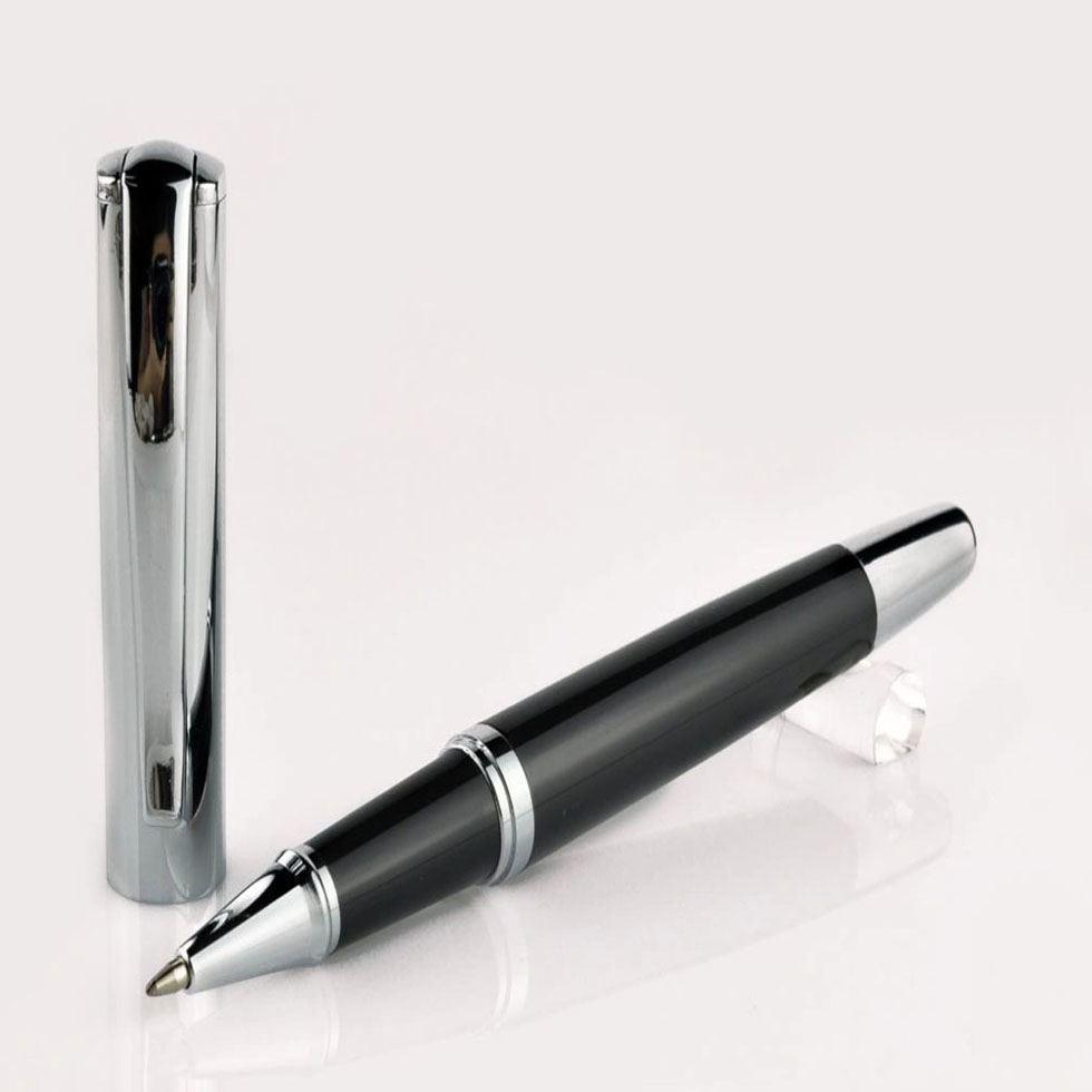 Promotional Black Roller Pen Image