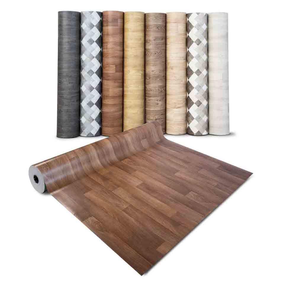 Pvc Floorings Moisture Resistance, Scratch Resistance Tiles Image