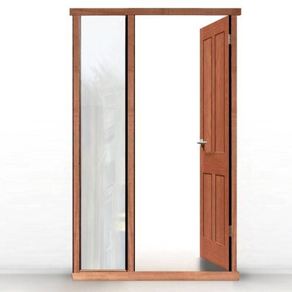 Rectangular Brown Door Frame Image